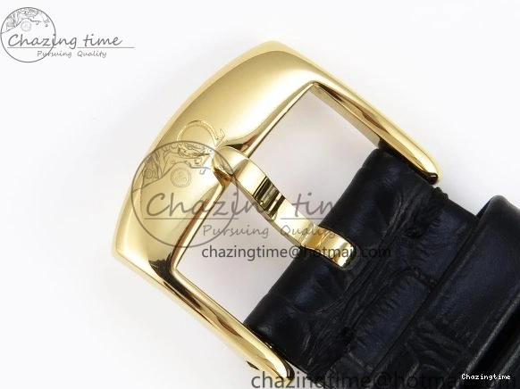 0501 WeatherProof De Ville Power Reserve YG MKF 1:1 Best Edition Black Dial on Black Leather Strap A 7758